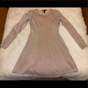 Forever 21 Sparkling Champagne Skater Dress